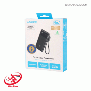 پاور بانک انکر مدل POWER BANK ANKER A1388H 10000mAH 22.5 W BLACK