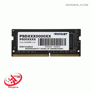 رم لپ تاپ پاتریوت مدل RAM LAPTOP PATRIOT SIGNATURE LINE 16GB 3200MHZ CL22