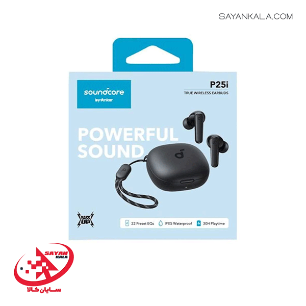 هدفون بی سیم انکر مدل HEADPHONE BLUETOOTH ANKER SOUNDCORE P25i BLACK