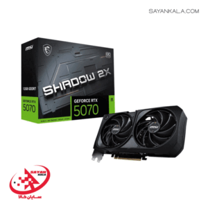 کارت گرافیک ام اس آی مدل GRAPHICS CARD MSI GeForce RTX 5070 SHADOW 2X OC 12GB