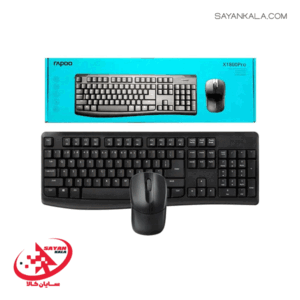 کیبورد و ماوس رپو مدل KEYBOARD AND MOUSE RAPOO X1800 PRO WIRELESS