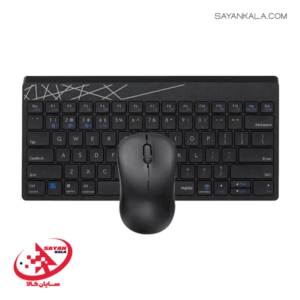 کیبورد و ماوس رپو مدل KEYBOARD AND MOUSE RAPOO 8000M WIRELESS