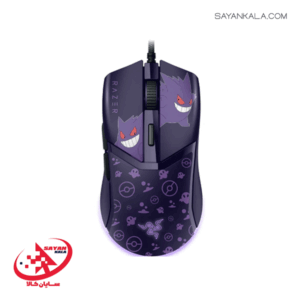 ماوس با سیم ریزر مدل MOUSE GAMING RAZER COBRA POKEMON GENGAR EDITION
